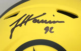James Harrison Signed Pittsburgh Steelers FS Rave Speed Replica Helmet BAS ITP