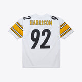 Mitchell & Ness James Harrison Pittsburgh Steelers 2005 White Authentic Jersey