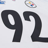 Mitchell & Ness James Harrison Pittsburgh Steelers 2005 White Authentic Jersey