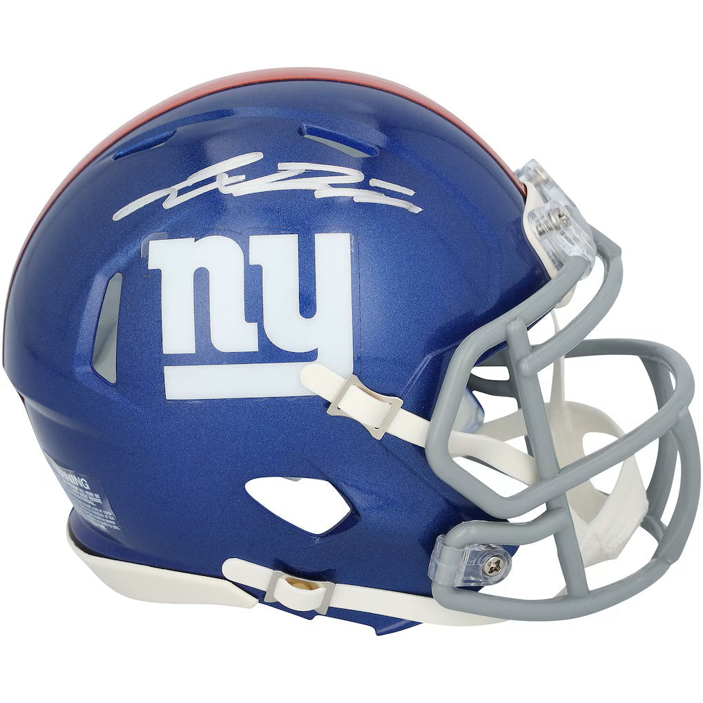 Jaxson Dart Signed Autographed New York Giants Mini Speed Helmet Fanatics