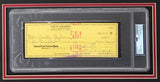 Joe Frazier Boxing Signed Framed Slabbed Bank Check #4617 PSA/DNA