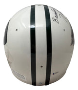 Joe Namath Signed Jets FS 25th Champ Anniversary Authentic Helmet Broadway BAS