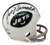 Joe Namath Signed New York Jets Throwback Mini TK Helmet PSA/DNA Hologram