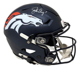 John Elway Signed Denver Broncos Full Size Authentic SpeedFlex Helmet BAS