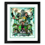 Jason Kelce "Hungry Dogs" Artist X Athlete Dual Autograph
