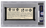 Larry Bird Signed Celtics vs Bulls Mar 11 1992 Ticket Stub PSA/DNA Auto 10