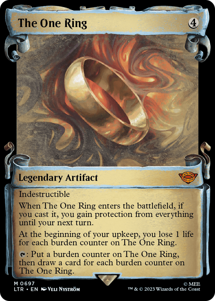 The One Ring (Showcase Scrolls) - Universes Beyond: The Lord Of The Rings: Tales Of Middle-Earth (Ltr)
