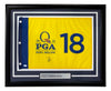 Ludvig Aberg Signed Framed 2025 PGA Championship Golf Flag JSA
