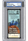 Magic Johnson Signed 1989 NBA All-Star Game Ticket PSA/DNA Auto 10