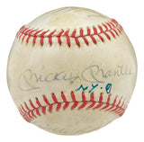 New York Yankees Greats Signed Official AL Baseball Mantle & More BAS AC61977