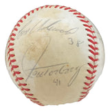 New York Yankees Greats Signed Official AL Baseball Mantle & More BAS AC61977