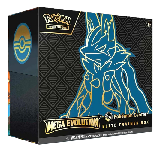 Pokemon Mega Evolution - Pokemon Center Elite Trainer Box (Exclusive) [Mega Lucario] - Me01: Mega Evolution (Meg)