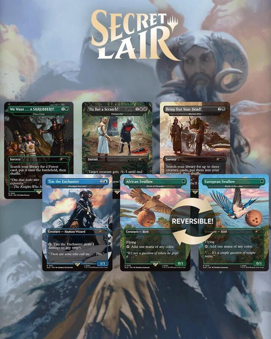 Secret Lair Drop: Secret Lair X Monty Python: Monty Python And The Holy Grail: Vol. 1 - Traditional Foil Edition - Secret Lair Drop Series (Sld)