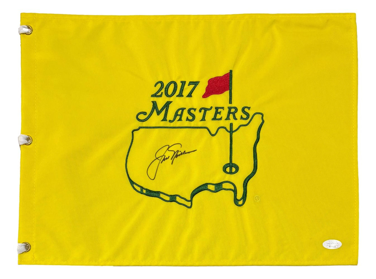 Jack Nicklaus Signed 2017 Masters Golf Flag JSA LOA