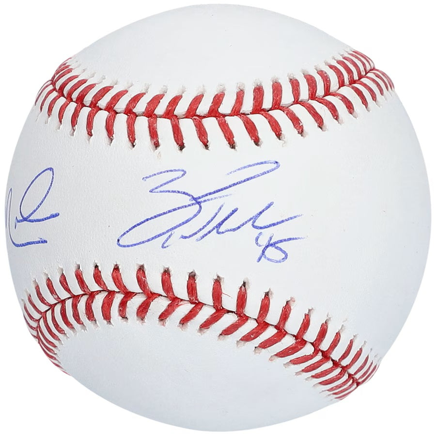 Zack Wheeler Aaron Nola Phillies Dual Signed Official MLB Baseball Fanatics
