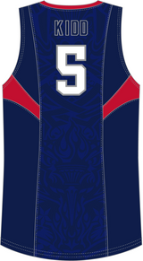 Mitchell & Ness Jason Kidd Team USA 2008 Navy Dark Jersey