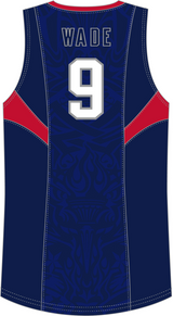 Mitchell & Ness Dwyane Wade Team USA 2008 Navy Dark Jersey