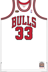 Mitchell & Ness Scottie Pippen Chicago Bulls 1997 White Home Finals Jersey