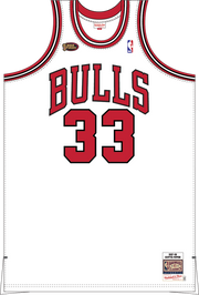 Mitchell & Ness Scottie Pippen Chicago Bulls 1997 White Home Finals Jersey