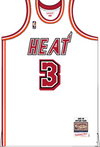 Mitchell & Ness Dwyane Wade Miami Heat 2007 White Hardwood Classics Jersey