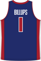 Mitchell & Ness Chauncey Billups Detroit Pistons 2003 Royal Dark Finals Jersey