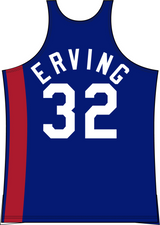 Mitchell & Ness Julius Erving New York Nets Royal Authentic Road Jersey 1973-1974