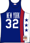 Mitchell & Ness Julius Erving New York Nets Royal Authentic Road Jersey 1973-1974