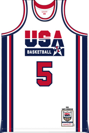 Mitchell & Ness David Robinson Team USA 1992 White Authentic Jersey