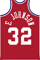 Mitchell & Ness Magic Johnson NBA All-Star 1988 Scarlet Authentic Jersey