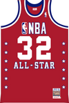 Mitchell & Ness Magic Johnson NBA All-Star 1988 Scarlet Authentic Jersey