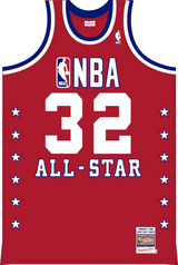 Mitchell & Ness Magic Johnson NBA All-Star 1988 Scarlet Authentic Jersey