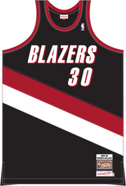 Mitchell & Ness Rasheed Wallace Portland Trail Blazers 1999 Black Authentic Road Jersey