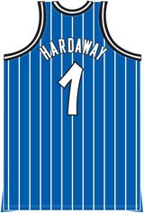 Mitchell & Ness Anfernee Hardaway Orlando Magic 1994 Royal Authentic Road Jersey