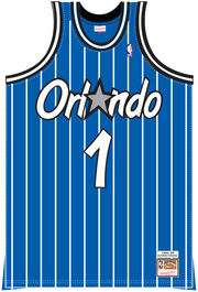 Mitchell & Ness Anfernee Hardaway Orlando Magic 1994 Royal Authentic Road Jersey