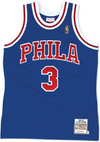 Mitchell & Ness Allen Iverson Philadelphia 76ers 1996 Royal Authentic Alternate Jersey