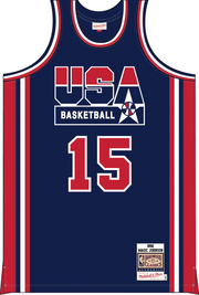 Mitchell & Ness Magic Johnson Team USA 1992 Navy Authentic Jersey