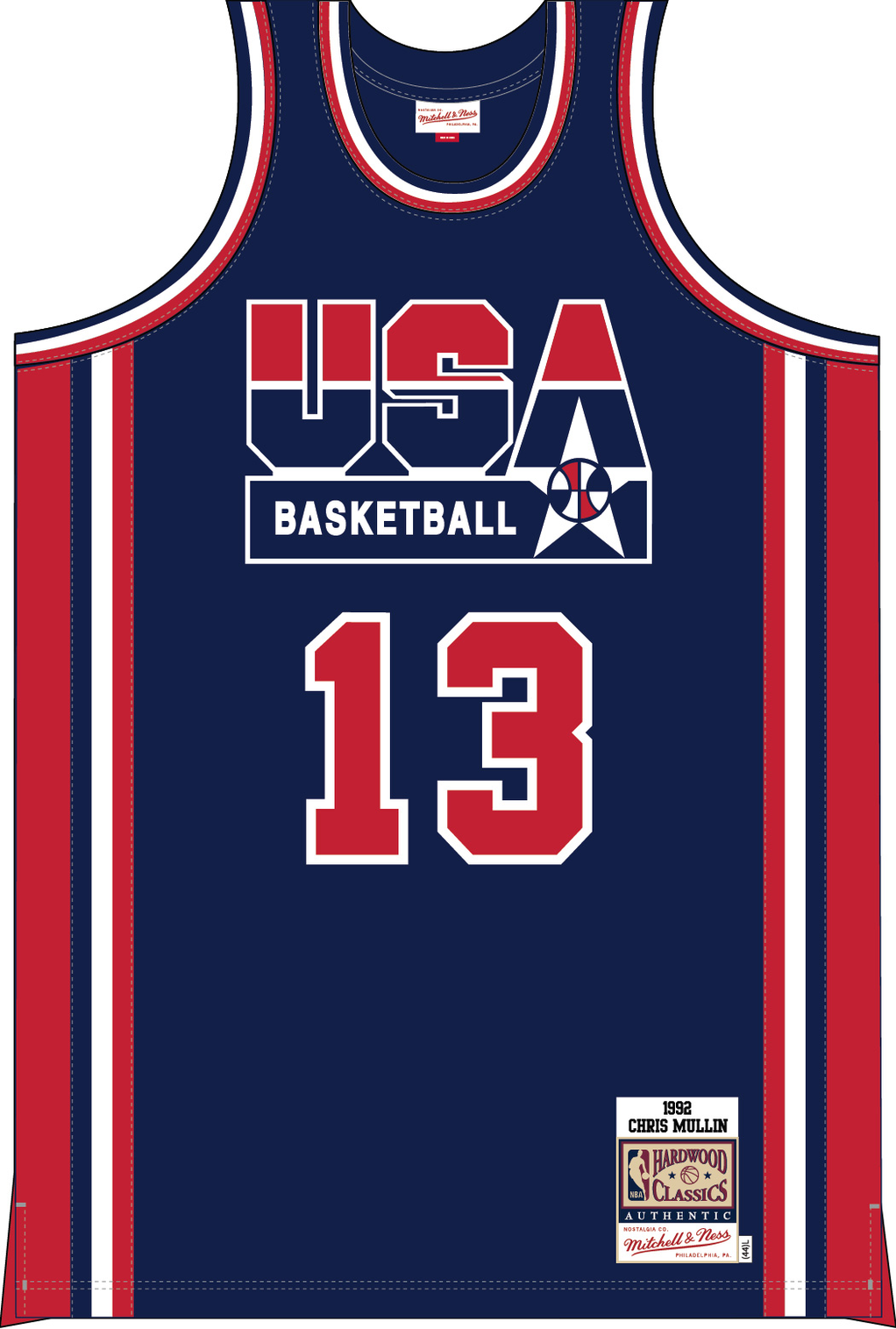 Mitchell & Ness Chris Mullin Team USA 1992 Navy Authentic Jersey