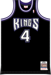 Mitchell & Ness Chris Webber Sacramento Kings 1998 Black Authentic Jersey