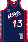 Mitchell & Ness Shaquille O'neal Team USA 1996 Navy Authentic Jersey