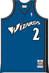 Mitchell & Ness John Wall Washington Wizards 2010 Capital Blue Authentic Jersey