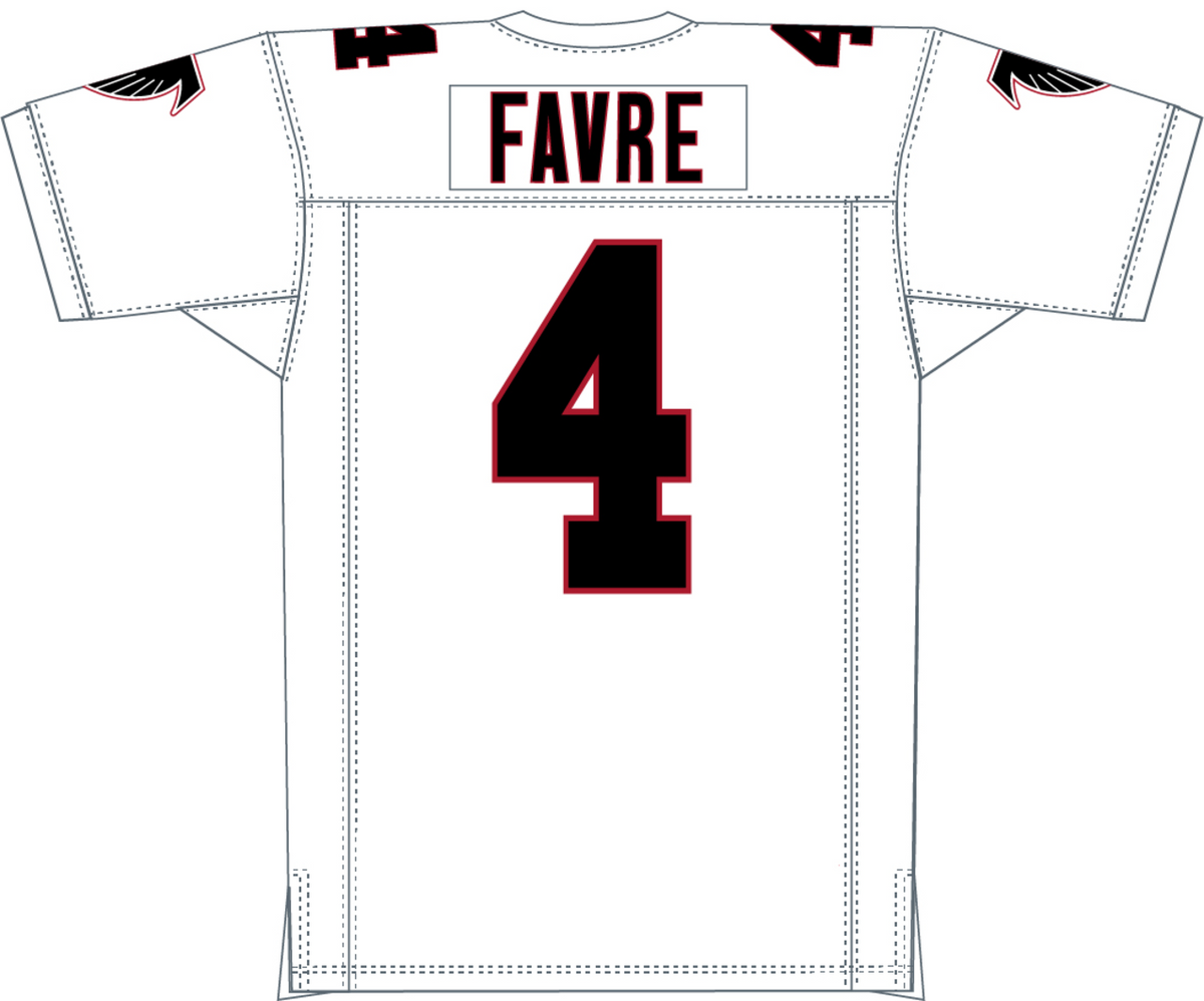Mitchell & Ness Brett Favre Atlanta Falcons 1991 White Authentic Jersey