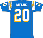 Mitchell & Ness Natrone Means San Diego Chargers 1994 Light Blue Authentic Jersey