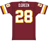 Mitchell & Ness Darrell Green Washington Redskins 1997 Cardinal Dark Jersey