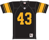 Mitchell & Ness Troy Polamalu Pittsburgh Steelers 2008 Black Alternate Jersey