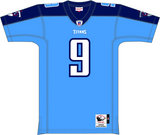 Mitchell & Ness Steve McNair Tennessee Titans 2003 Columbia Blue Dark Jersey