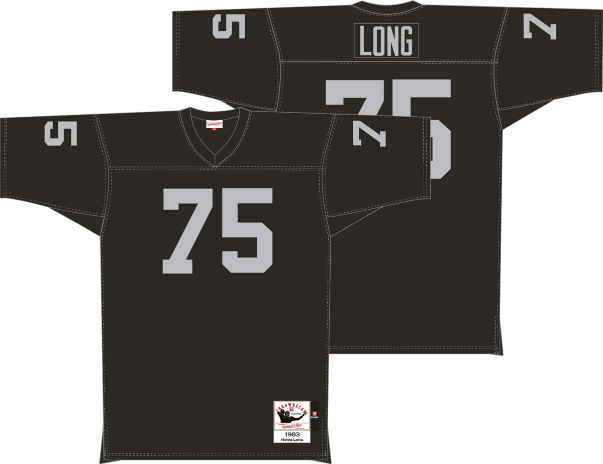 Mitchell & Ness Howie Long Los Angeles Raiders 1983 Black Authentic Jersey