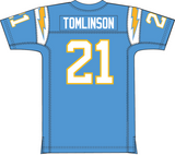 Mitchell & Ness Ladainian Tomlinson San Diego Chargers 2009 Light Blue Authentic Jersey
