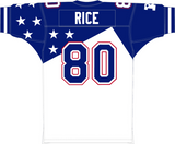 Mitchell & Ness Jerry Rice Nfc Pro Bowl 1994 White/Royal Authentic Jersey