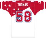 Mitchell & Ness Derrick Thomas Afc Pro Bowl 1994 White/Red Authentic Jersey