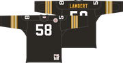 Mitchell & Ness Jack Lambert Pittsburgh Steelers 1975 Black Authentic Jersey